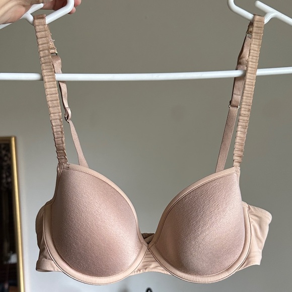 ThirdLove 24/7 classic t-shirt bra. Beige nude. 32C. - Picture 1 of 8